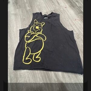 Disney Black and Gold Kids Tank Top